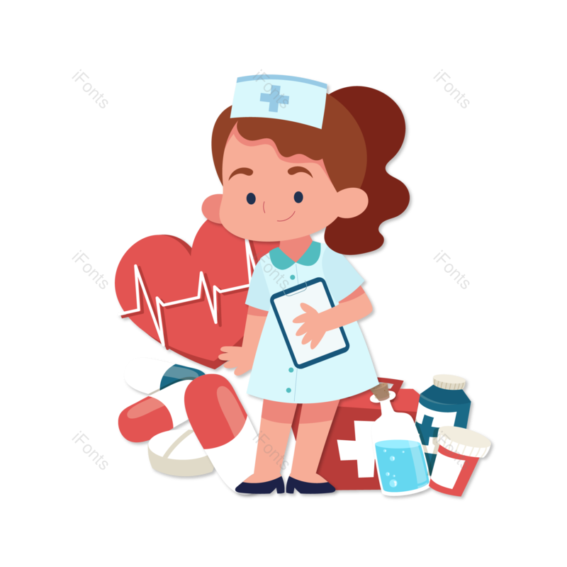 护士图片,护士节元素,医疗PNG,免抠素材